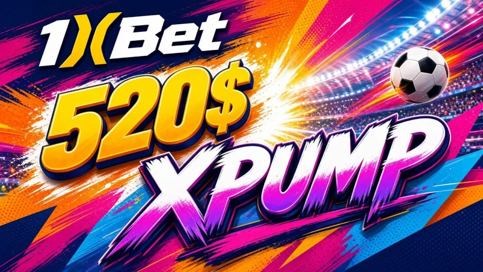 1XBET promo code XPUMP gets your first deposit bonus applied to sports betting in under a minute