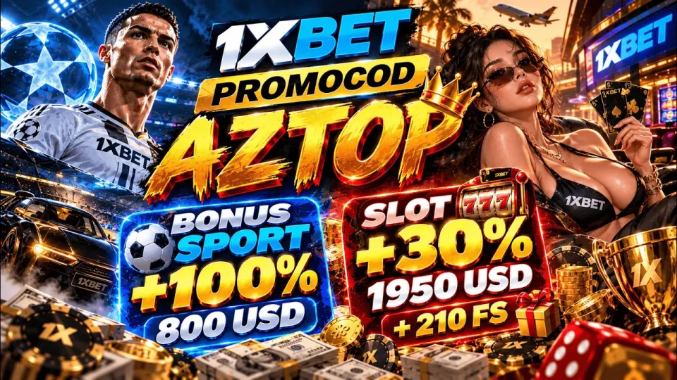 1xbet promocode AZTOP and 4 steps to unlock your welcome bonus